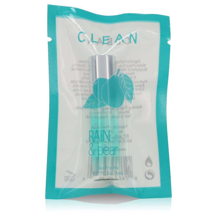 Clean Rain & Pear by Clean Mini Eau Fraiche .17 oz for Women - GreatEagleInc