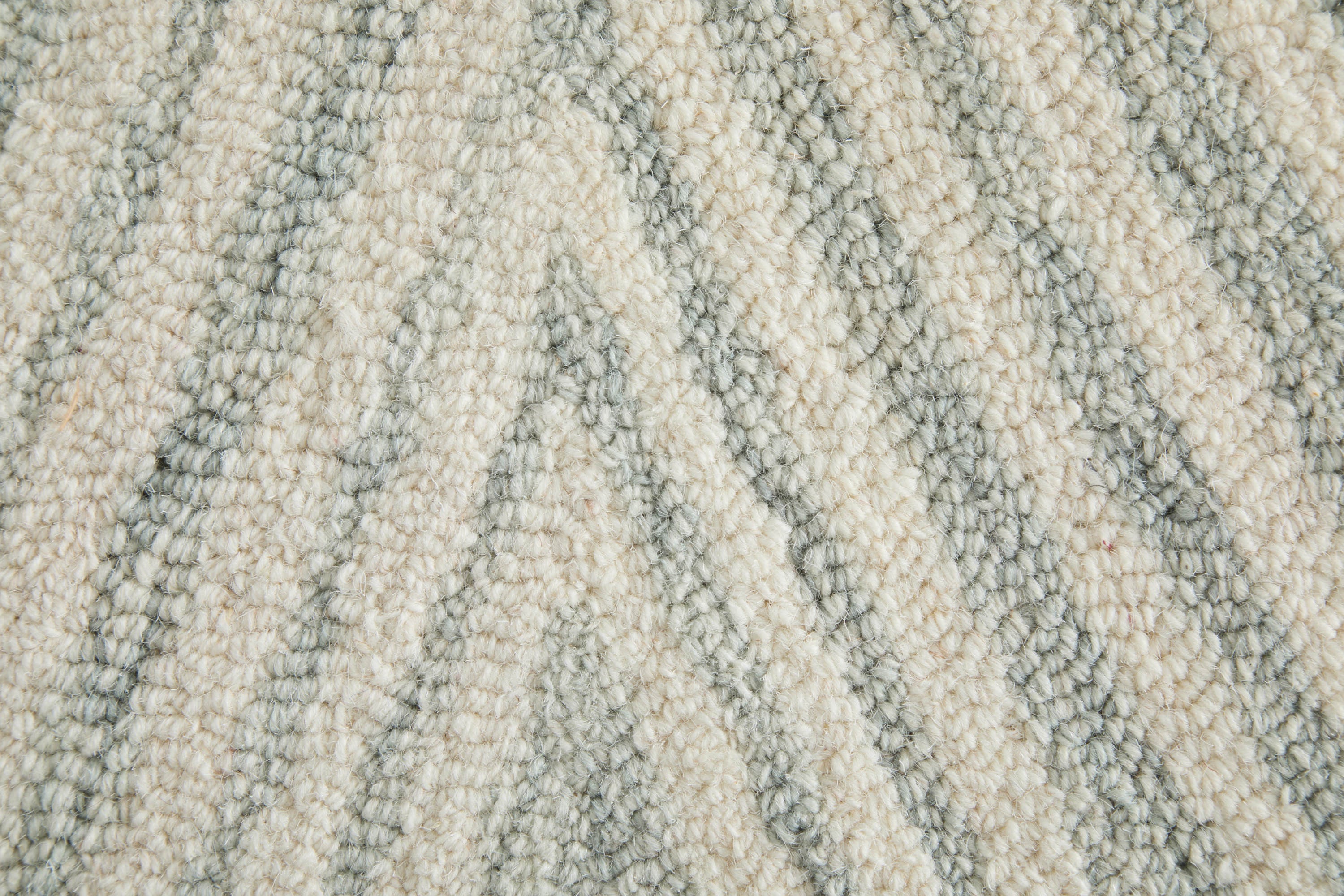 5' X 8' Gray And Ivory Wool Abstract Hand Tufted Area Rug - Home & Garden