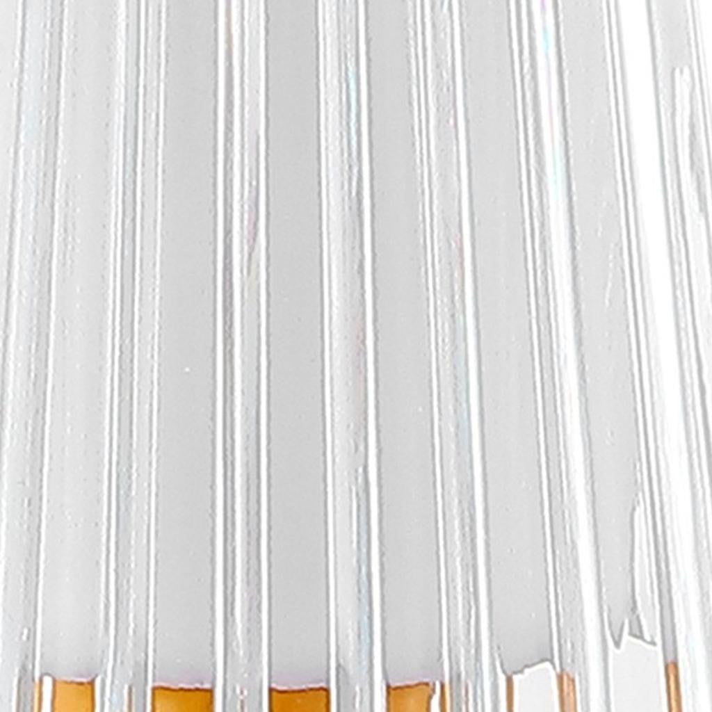 13" Orange USB Table Lamp With Empire Shade - Lighting