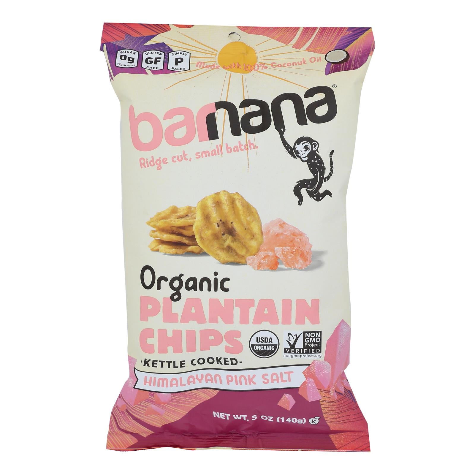 Barnana - Pltn Chips Ss Pink Hmlyn - Case Of 6-5 Oz - GreatEagleInc