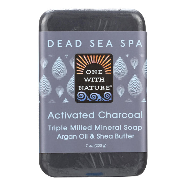 One With Nature - Bar Soap Actvtd Charcoal - 1 Each 1-7 Oz - GreatEagleInc