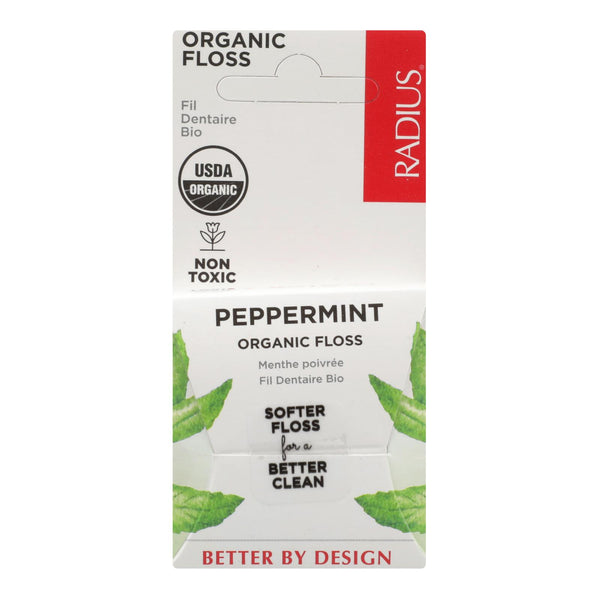Radius - Floss Sponge Peppermint - Case Of 6-55 Yd - GreatEagleInc