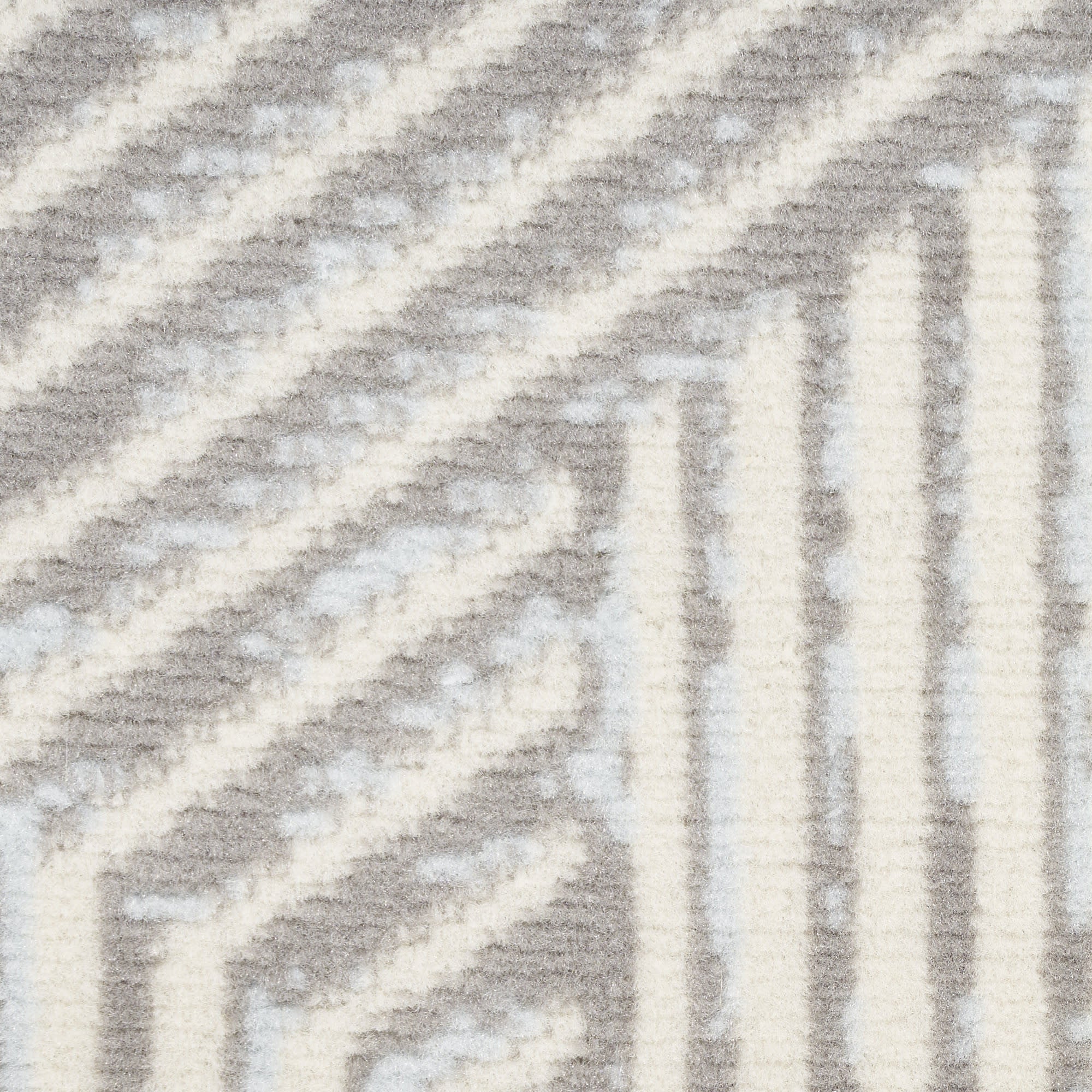 3' X 5' Gray Geometric Power Loom Area Rug - Home & Garden