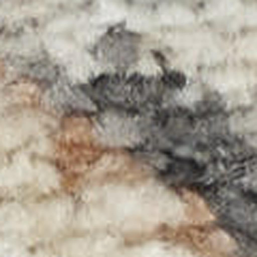6' X 9' Gray Floral Distressed Area Rug - Home & Garden
