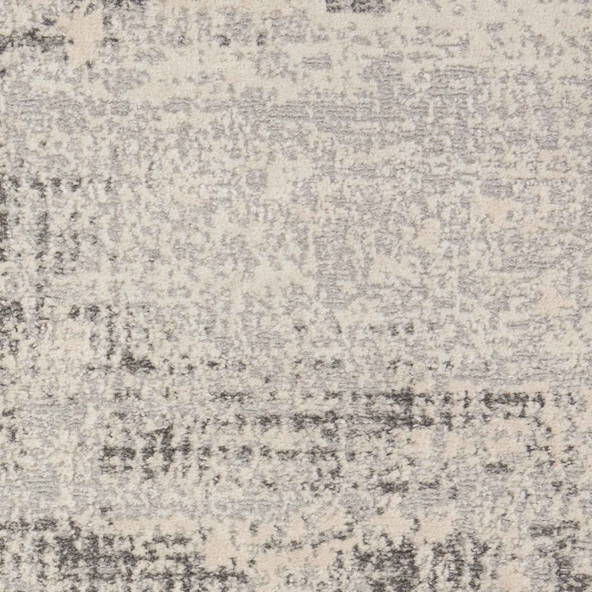 3' X 5' Ivory Abstract Power Loom Area Rug - Home & Garden