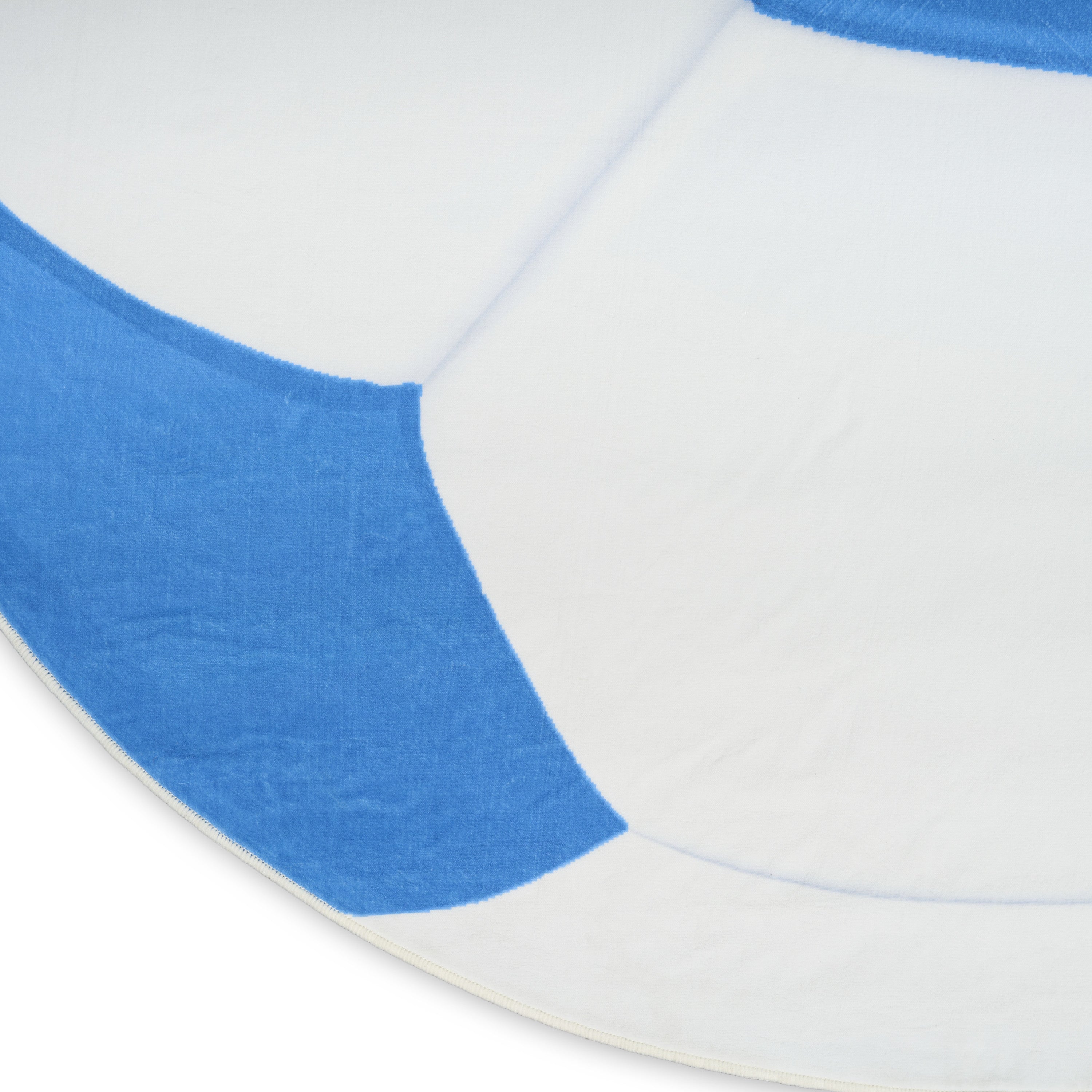 5' Blue Flatweave Round Rug - Home & Garden