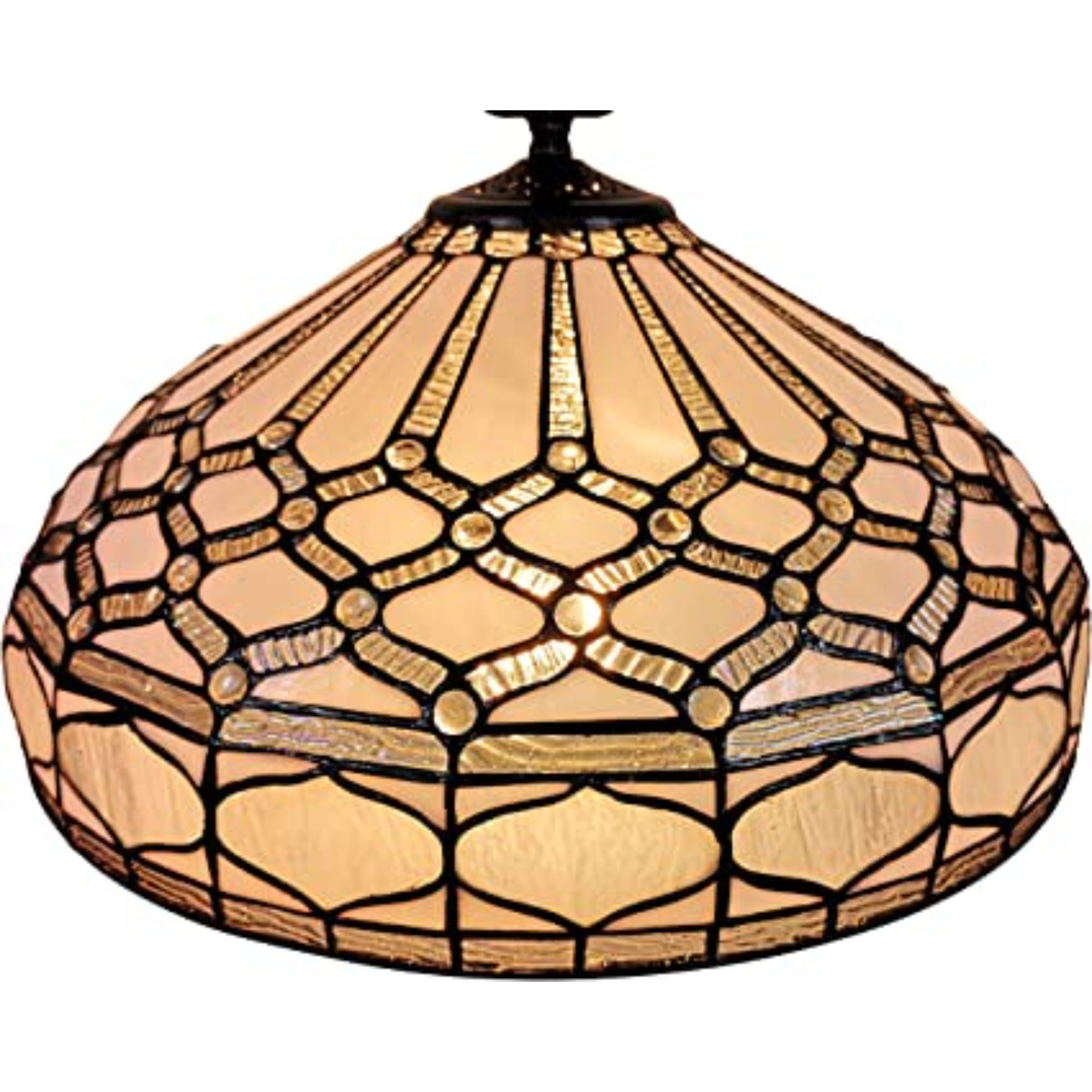 Black And White Unique Statement Two Light Glass Dimmable Chandelier With Black And White Shades - Lighting