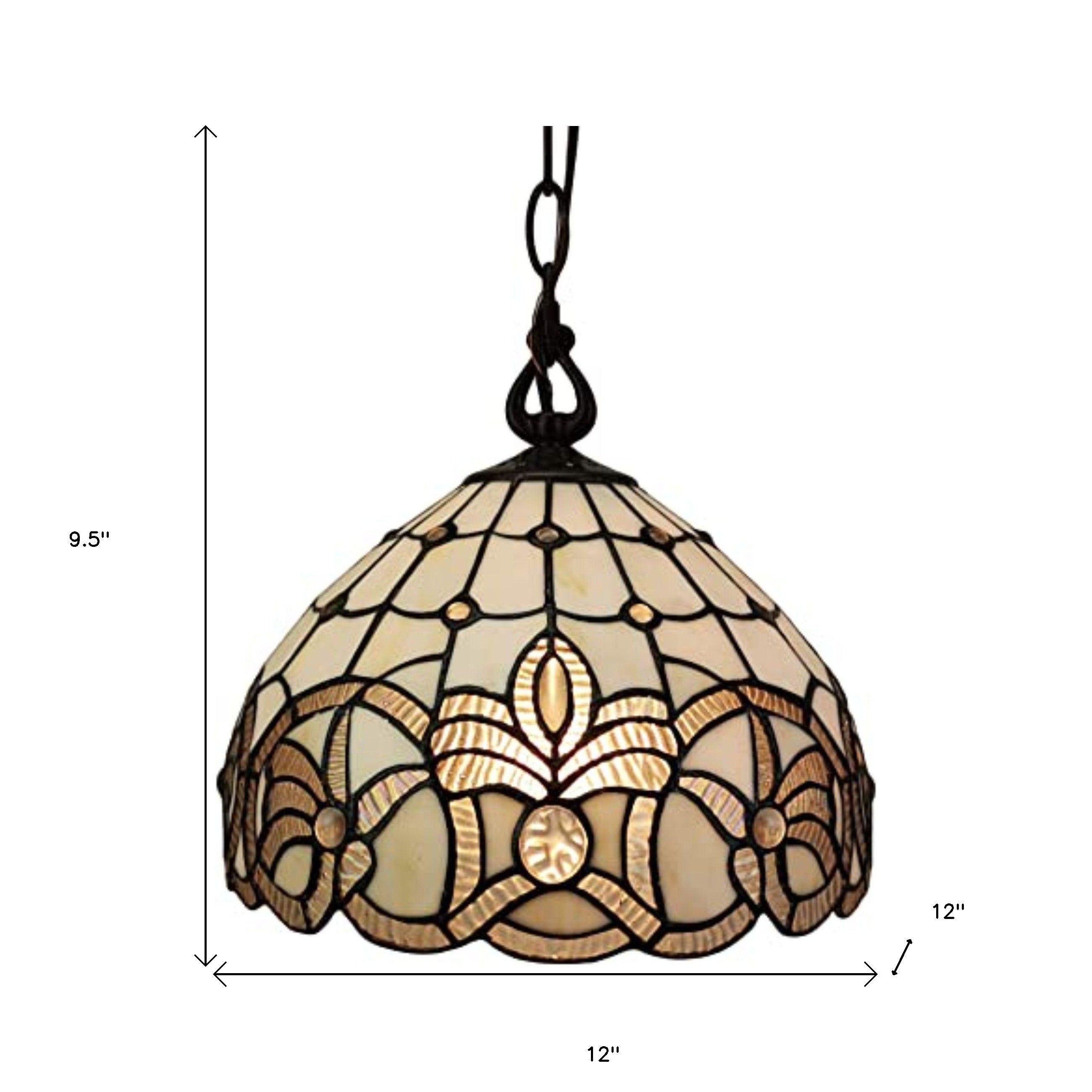 Black And White Unique Statement Glass Dimmable Chandelier With Black And White Shades - Lighting