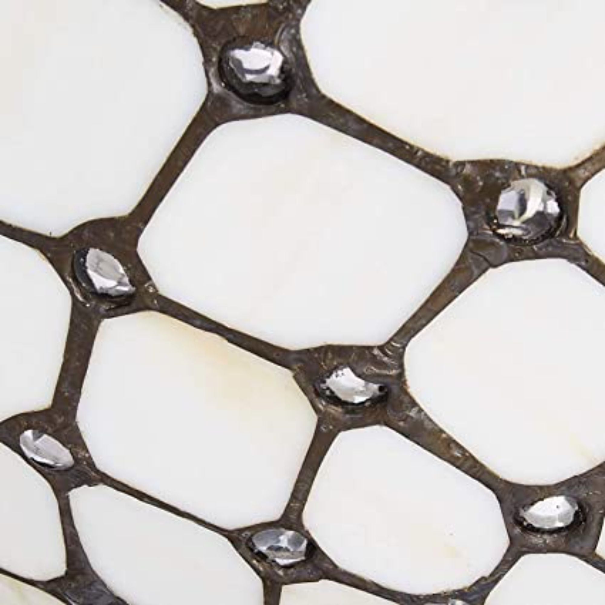 Black And White Unique Statement Two Light Glass Dimmable Chandelier With Black And White Shades - Lighting