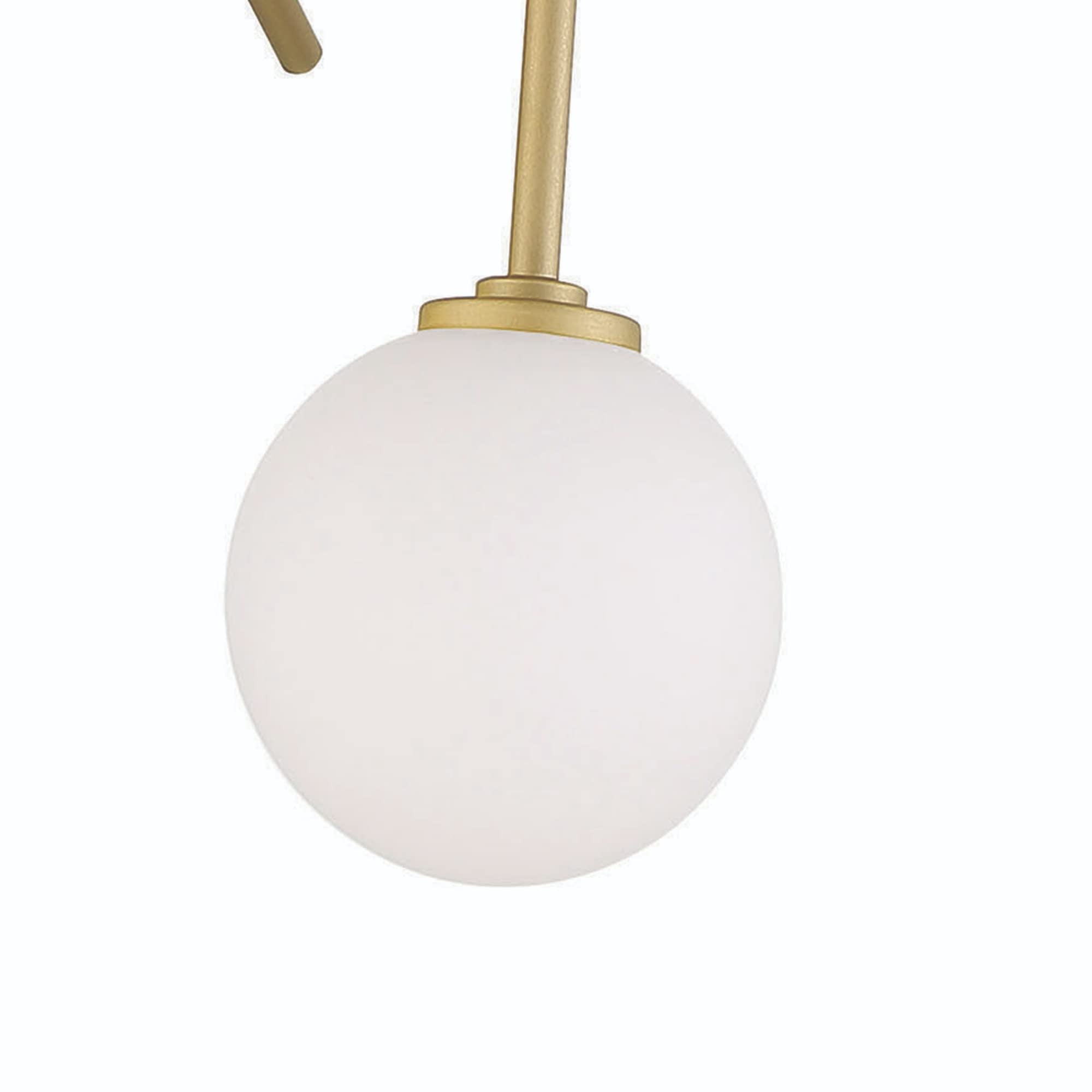 Brass Candle Style Four Light Metal Dimmable Chandelier With White Shades - Lighting