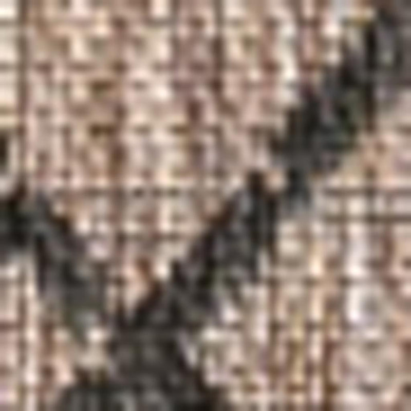 Indoor outdoor area rug detail: beige background with black diamond trellis lines