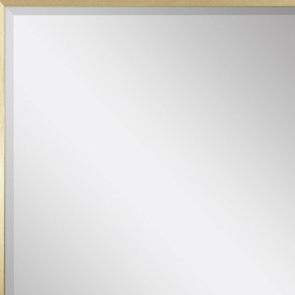 32" Gold Accent Mirror - Home & Garden