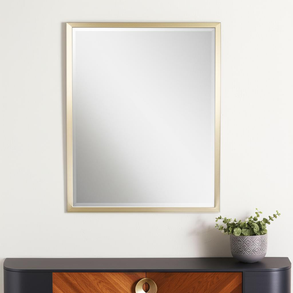 32" Gold Accent Mirror - Home & Garden