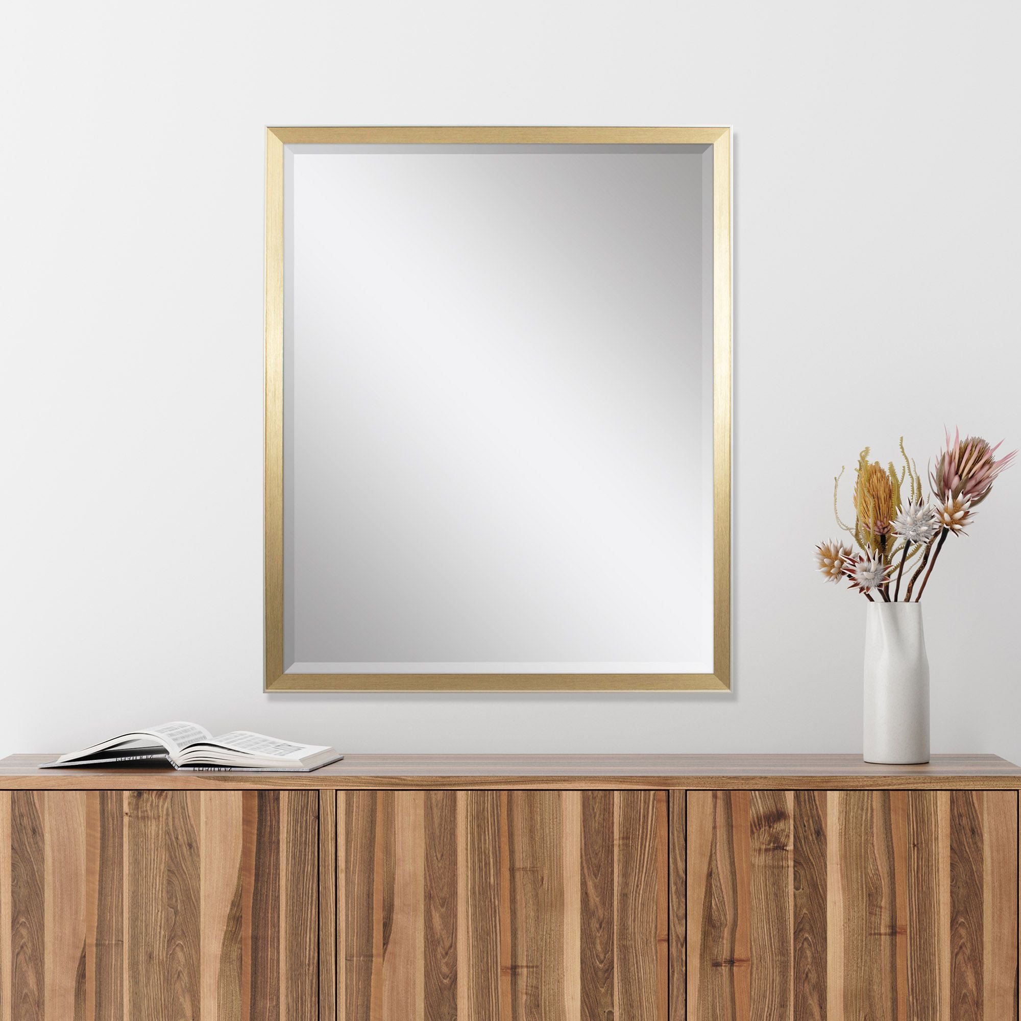 32" Gold Accent Mirror - Home & Garden