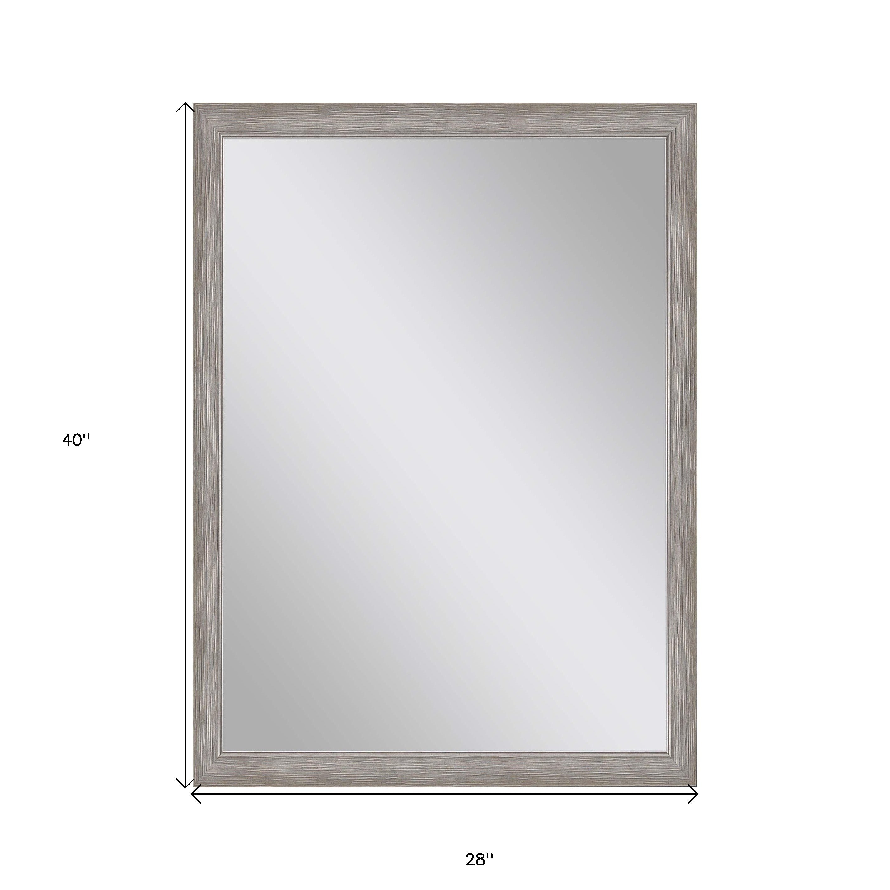 40" Silver Accent Mirror - Home & Garden