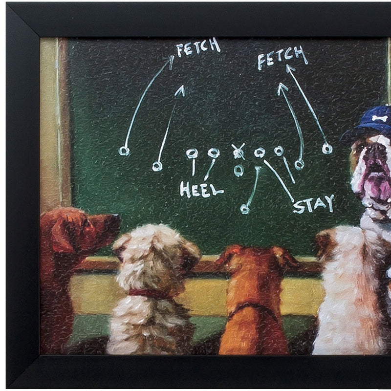 11" X 9" Black Frame Game Plan - Home Decor