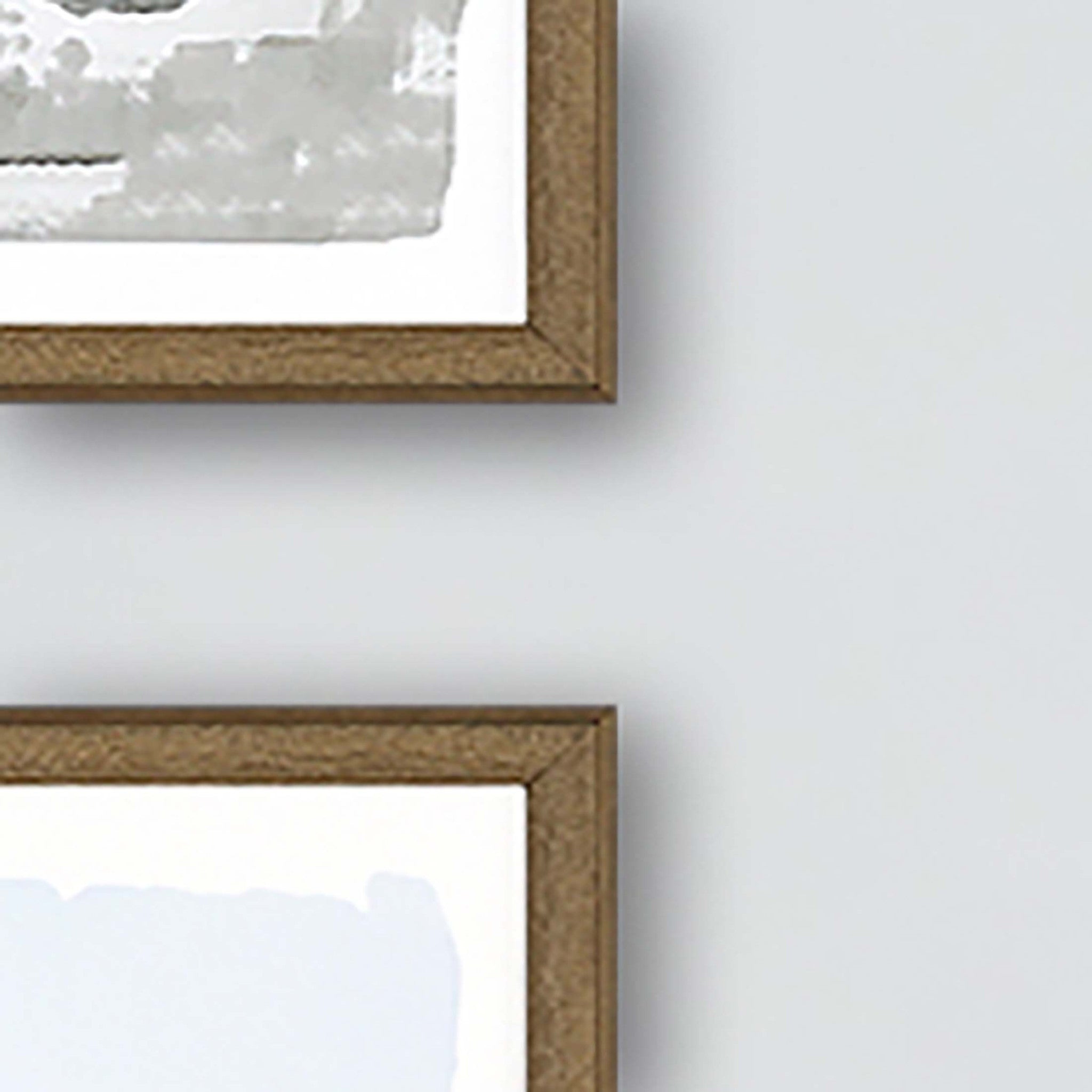 Set Of Four Street Scenes Gold Framed Print Wall Art - Home Decor