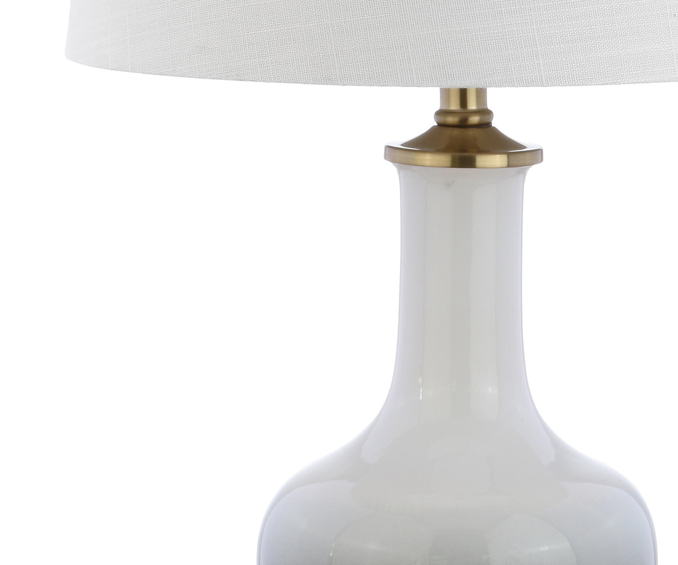 25" Gold Novelty Table Lamp With Drum Shade - Lighting