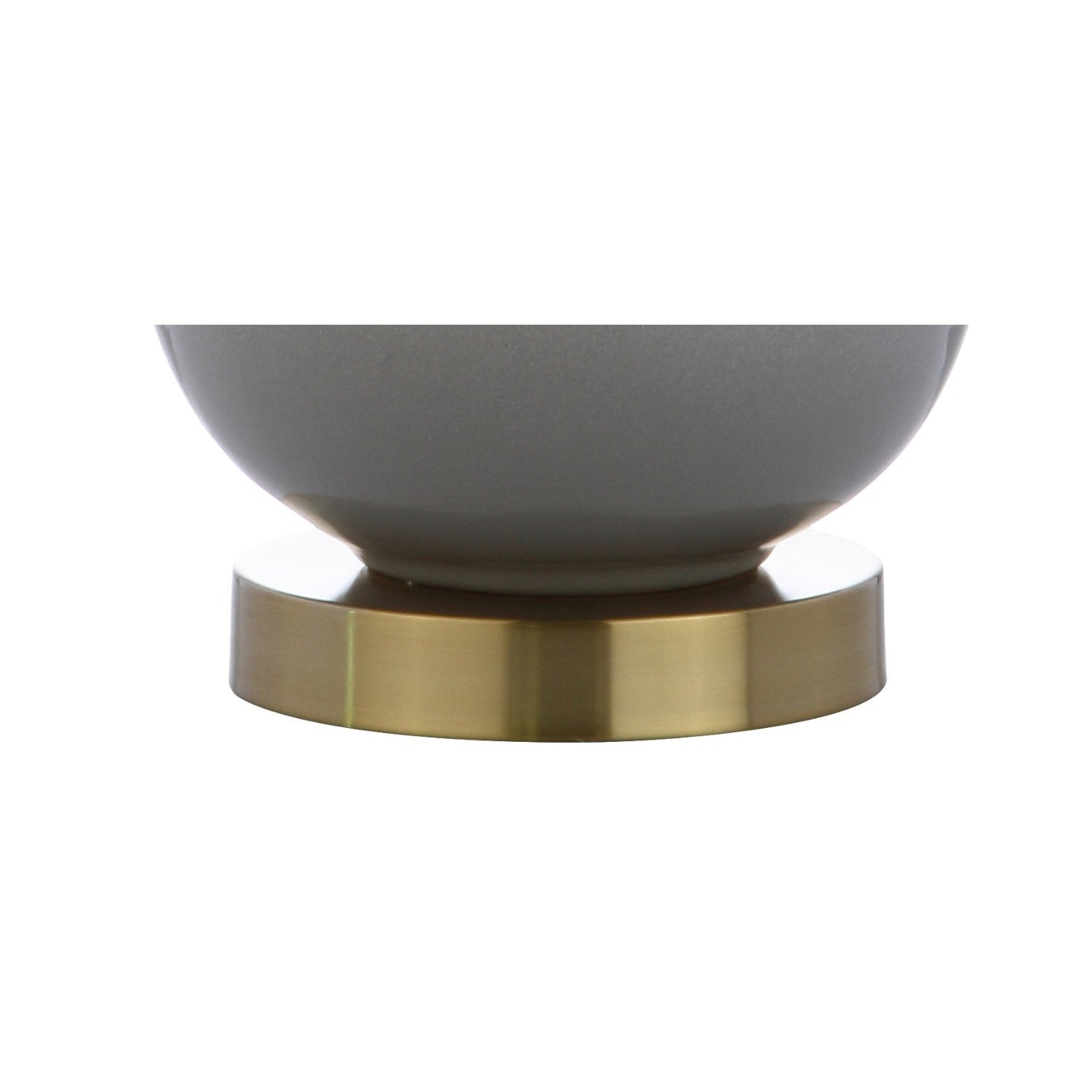 25" Gold Novelty Table Lamp With Drum Shade - Lighting