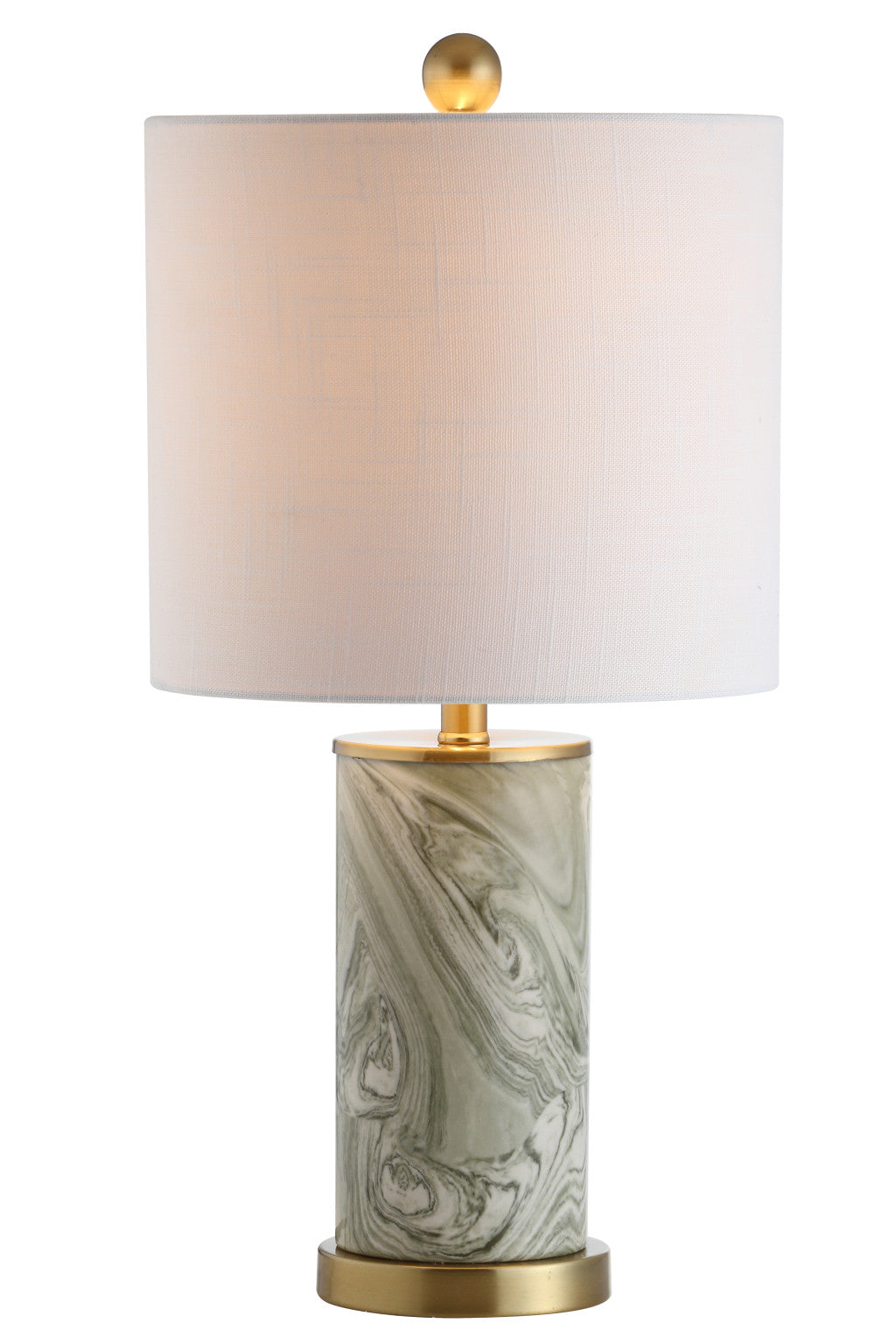 21" Gold Novelty Table Lamp With Globe Shade - Lighting