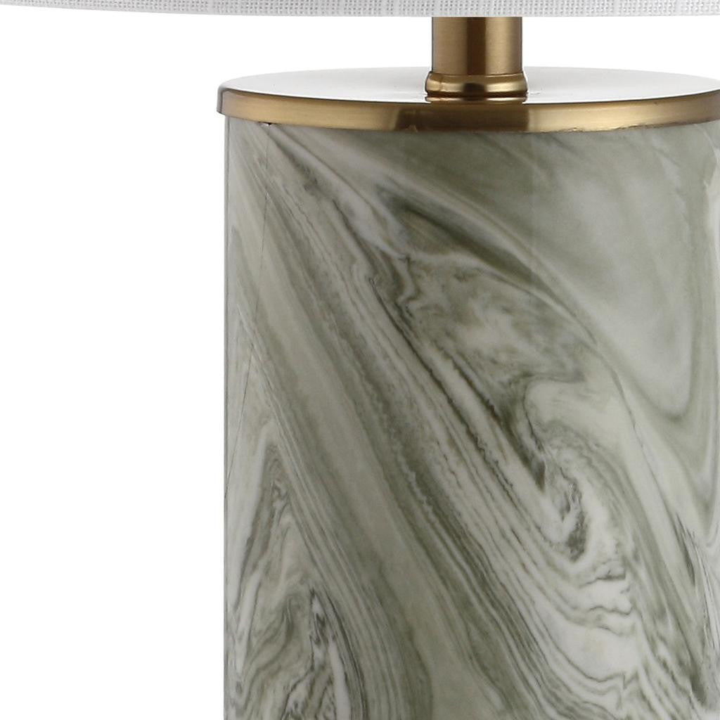 21" Gold Novelty Table Lamp With Globe Shade - Lighting