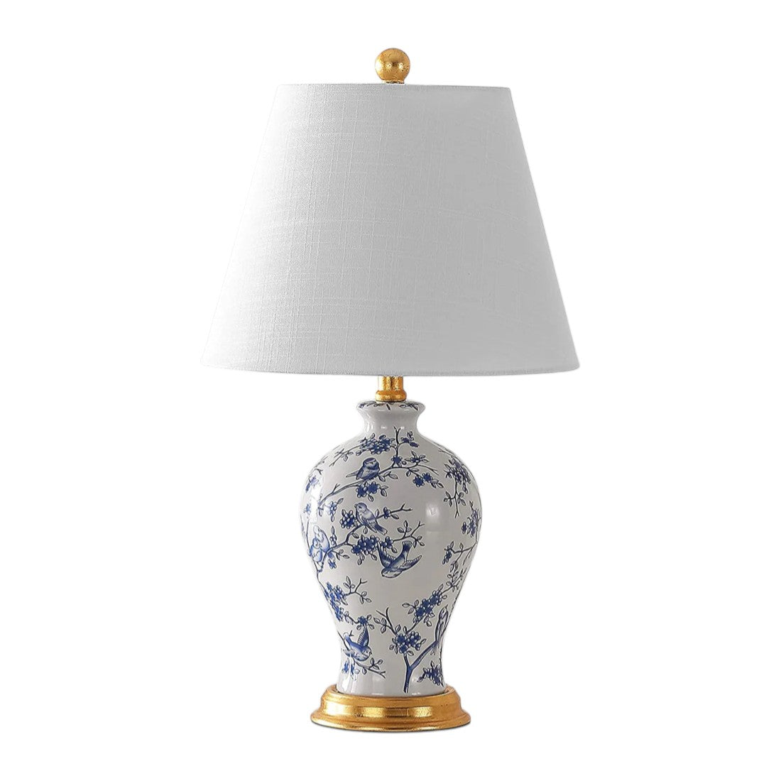 24" Gold Urn Table Lamp With Empire Shade - Lighting
