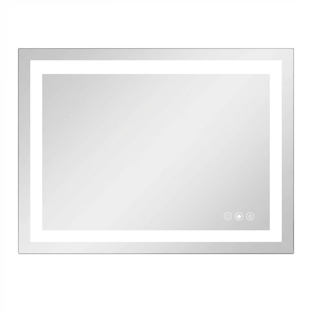 20" Lighted Frameless Anti Fog Bathroom Vanity Mirror - Bed & Bath