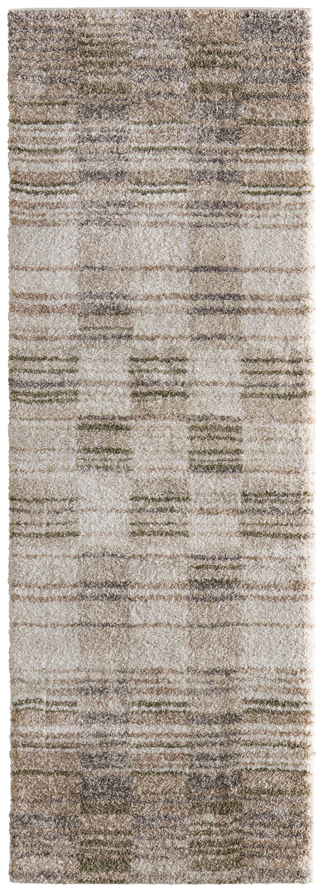 7' Blue And Ivory Geometric Area Rug - Home & Garden