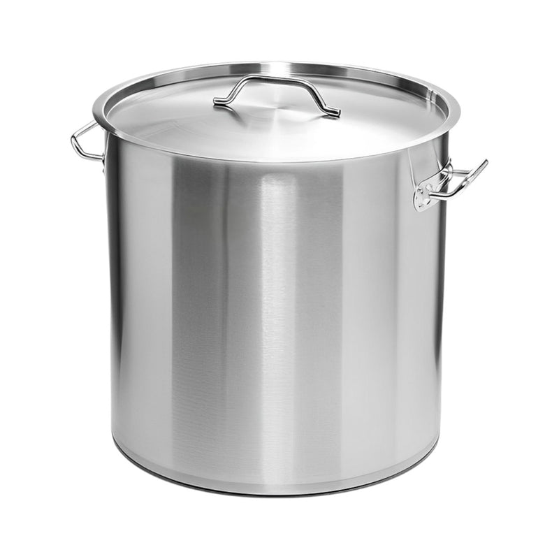 13" Silver Stainless Steel Stock Pot - Kitchen & Dining