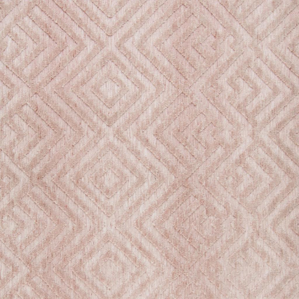 2' X 3' Pink And Ivory Geometric Stain Resistant Area Rug - Home & Garden