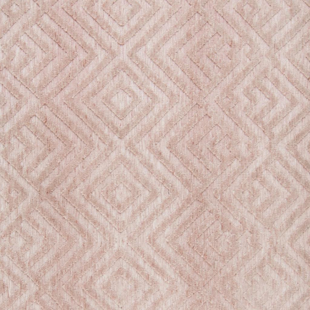 2' X 3' Pink And Ivory Geometric Stain Resistant Area Rug - Home & Garden