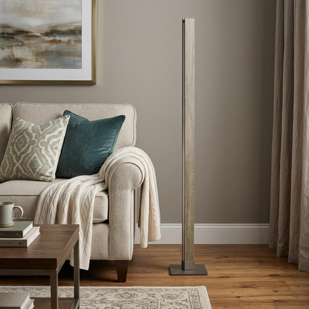 61" Brown Led Traditional Shaped Floor Lamp - Lighting