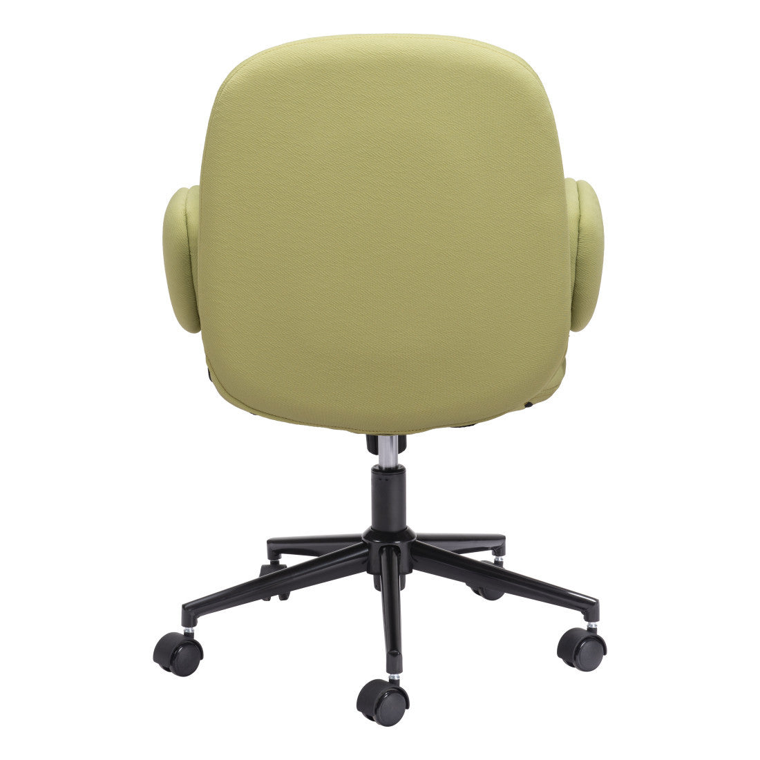 Green and Black Adjustable Height Swivel Rolling Office Chair - Office