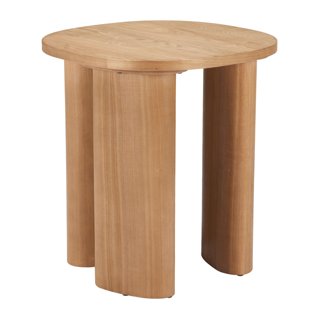 24" Natural Wood Oval End Table - Living Room
