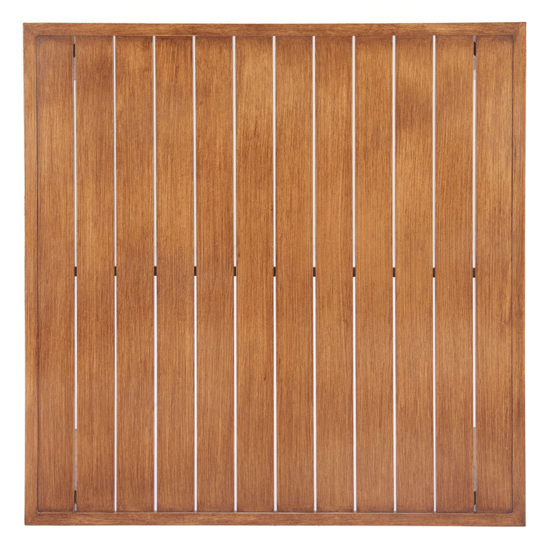 32" Natural Aluminum Square Coffee Table - Living Room