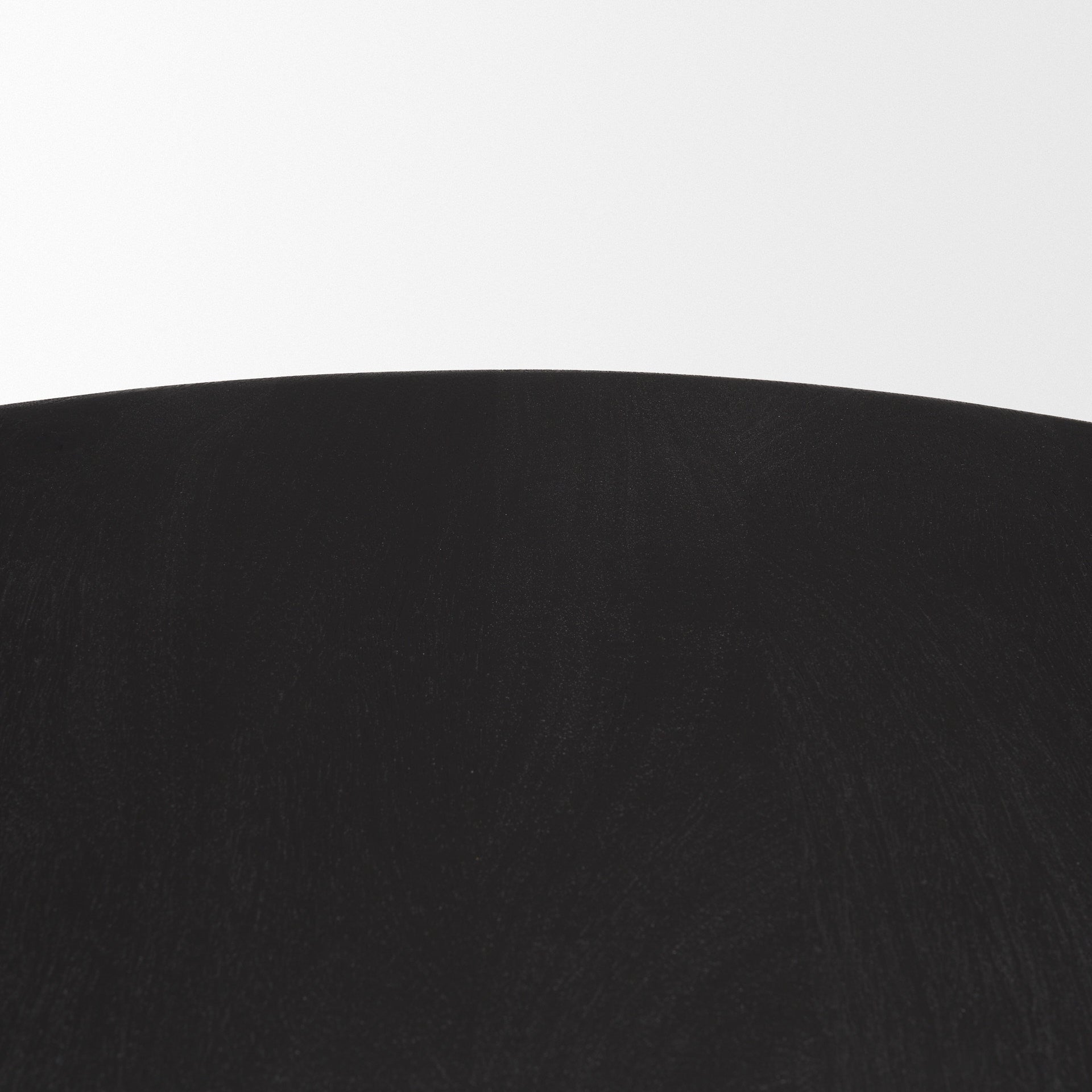48" Black Solid Wood Round Top Dining Table - Kitchen & Dining