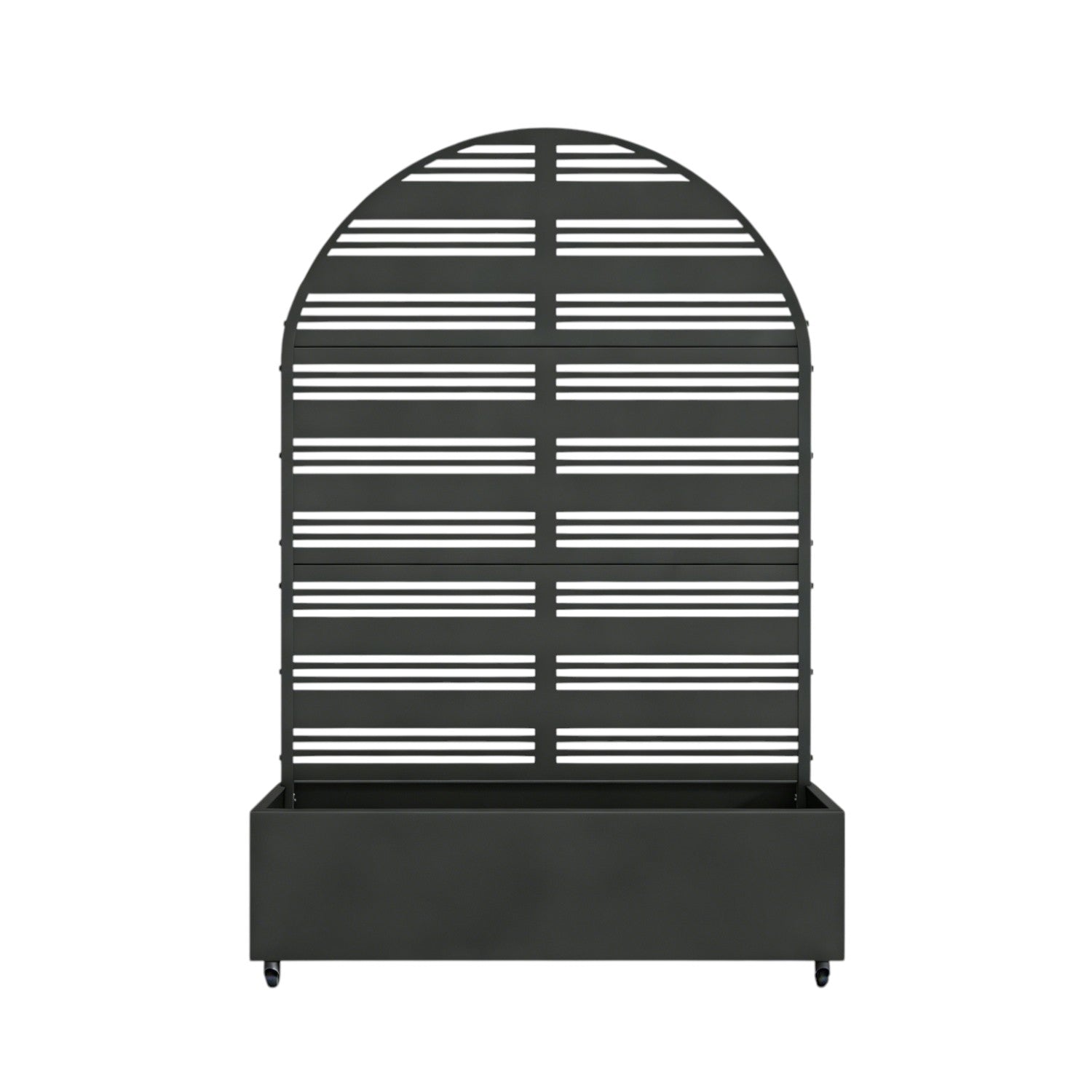 71" X 47" Black Galvanized Metal Rectangular Planter Box - Sports & Outdoor