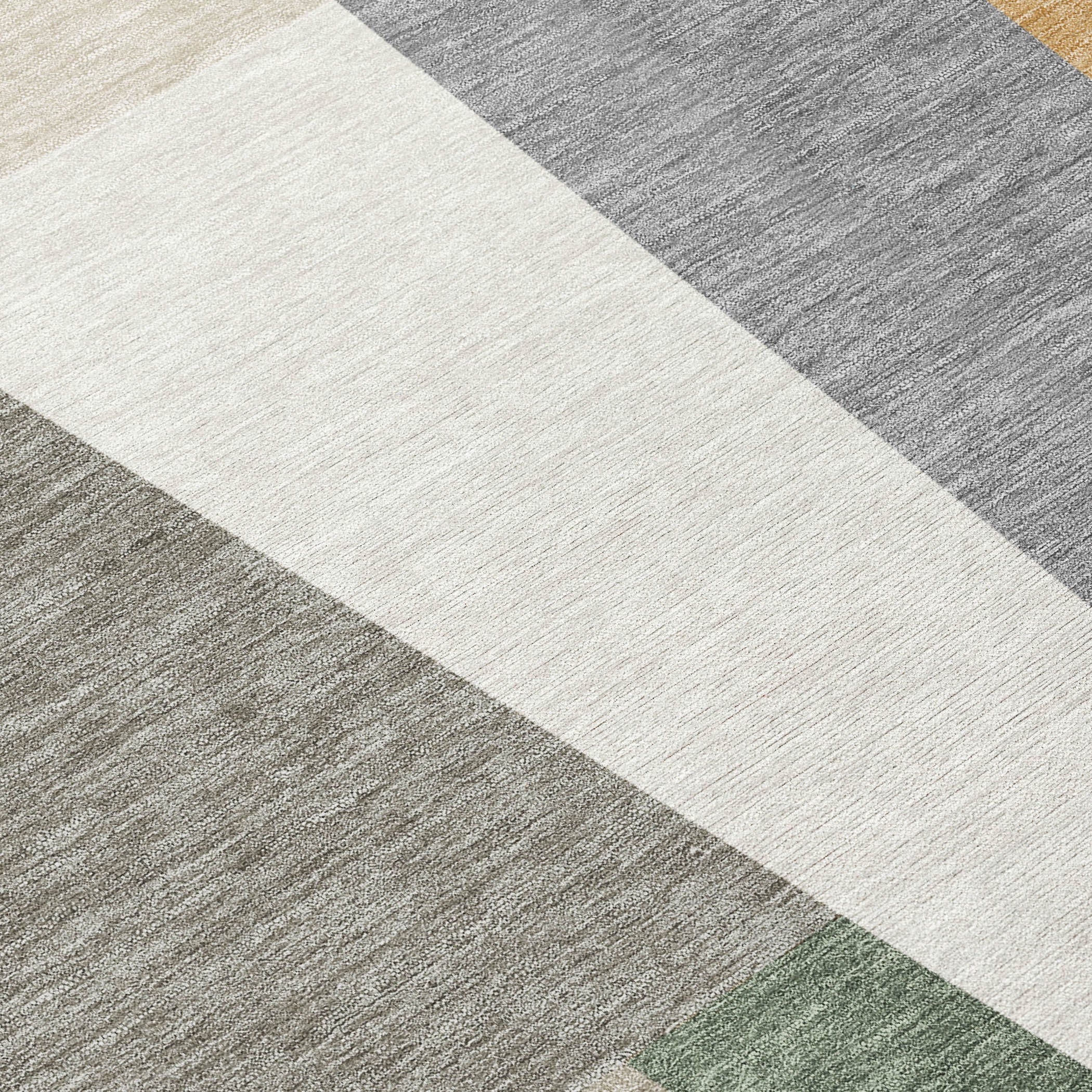 10' X 14' Taupe And Olive Green Geometric Washable Indoor Outdoor Area Rug - Sports & Outdoor
