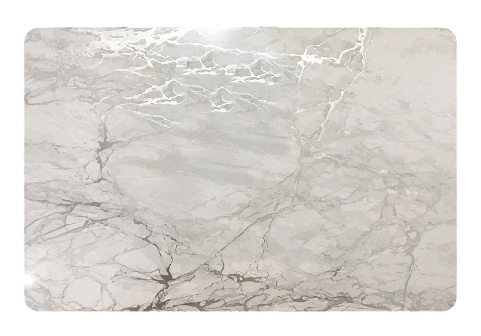 12" X 18" Silver And Gray Abstract Placemats