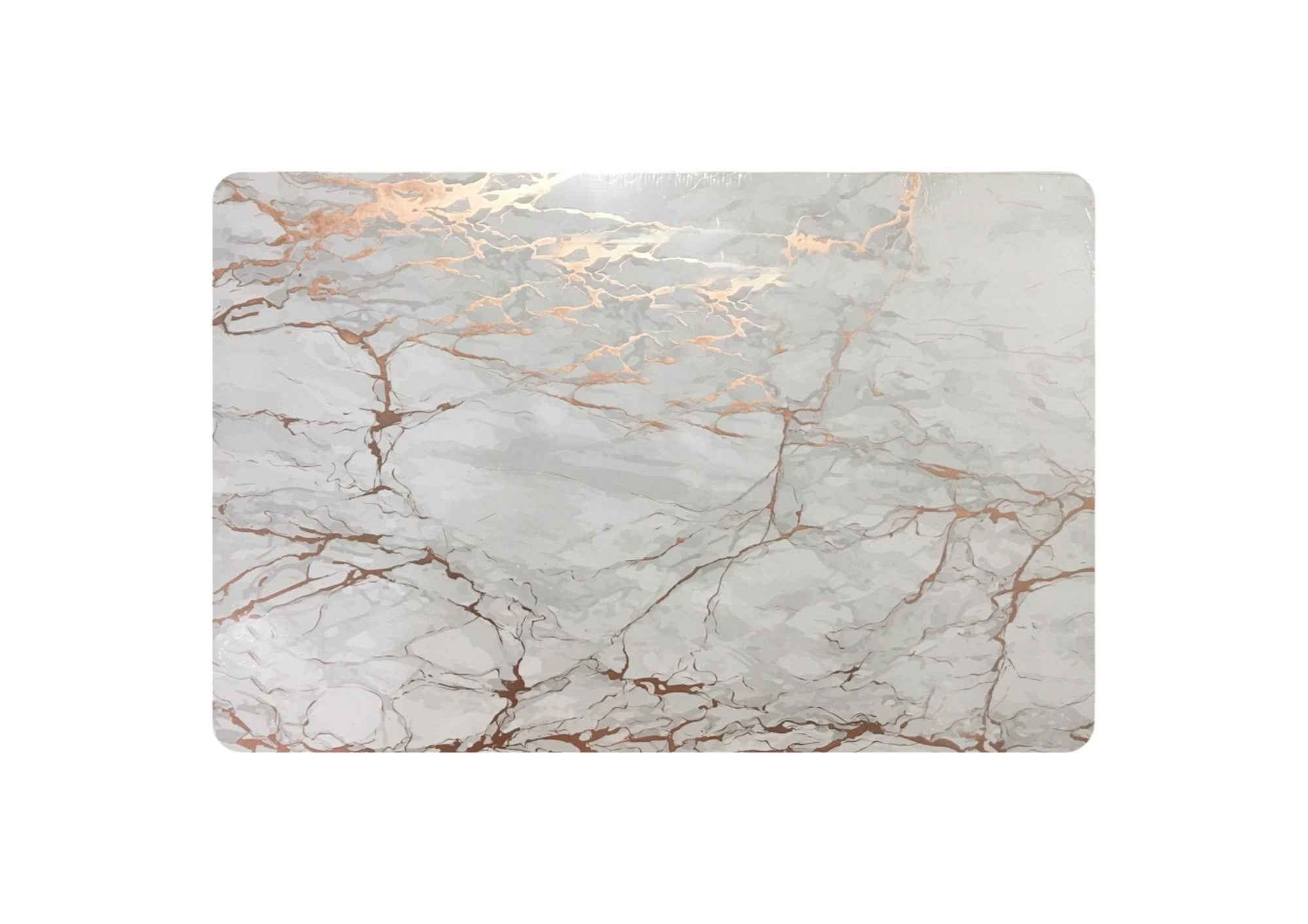 12" X 18" Gold And Silver Abstract Agglomerated cork Placemats