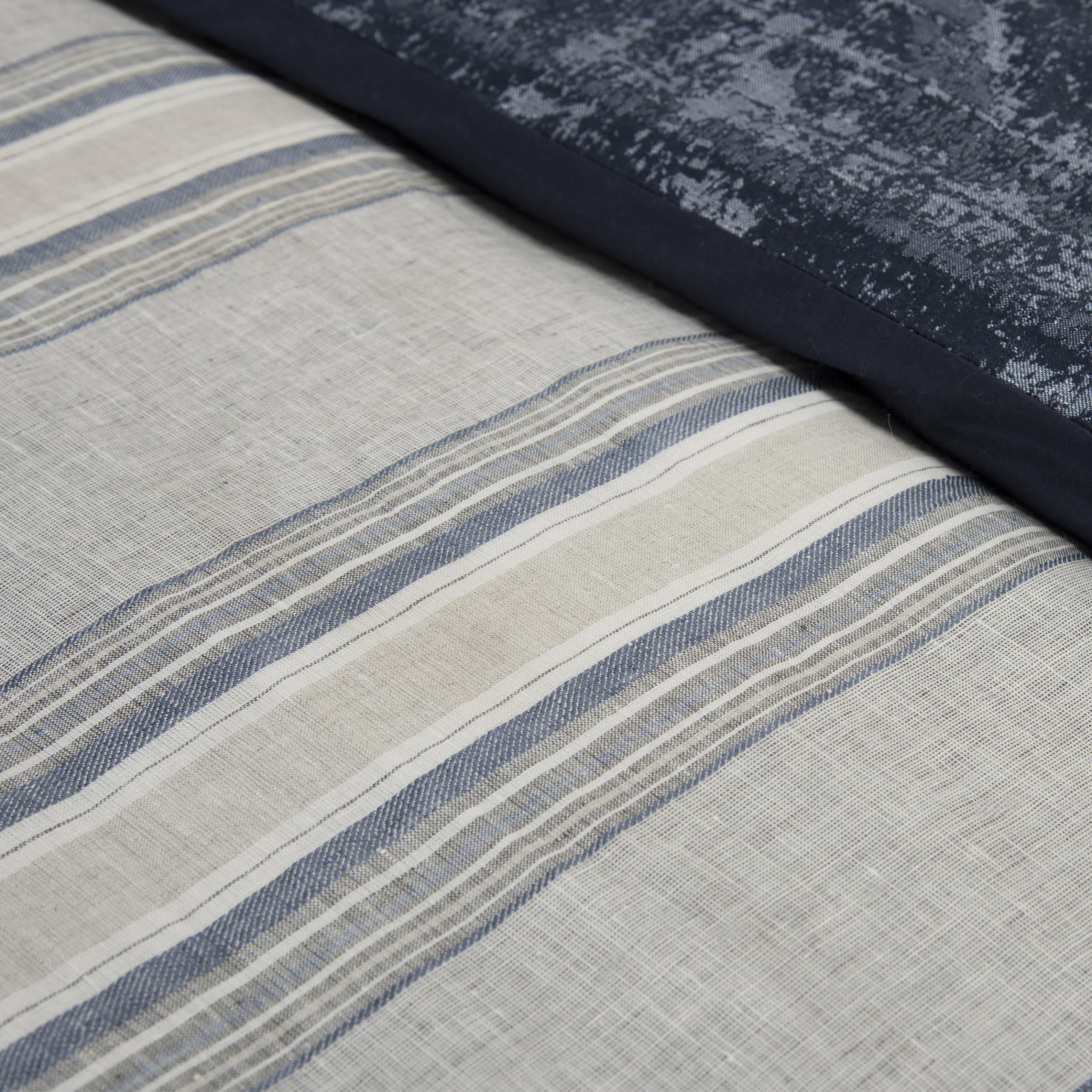 Natural Queen Linen Dry Clean Only Polyester Duvet Cover - Bed & Bath