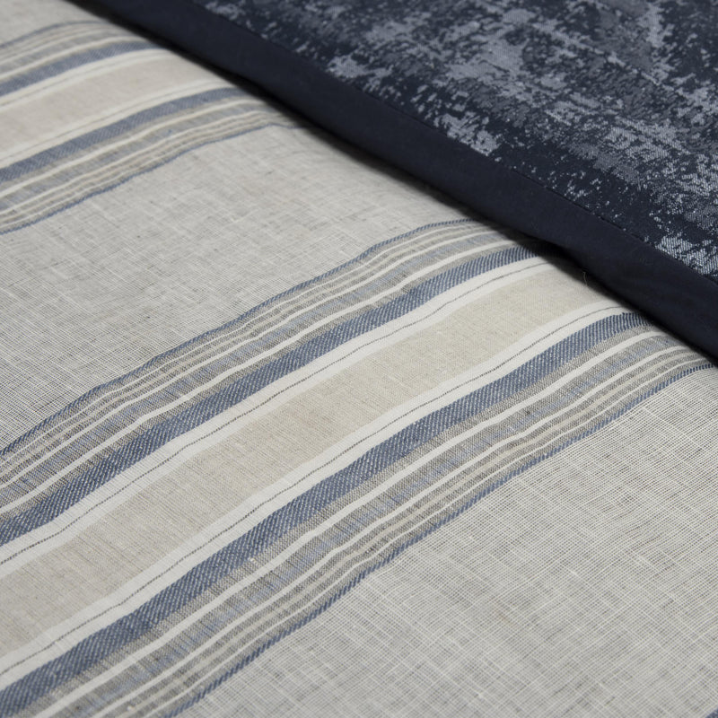 Natural Queen Linen Dry Clean Only Polyester Duvet Cover - Bed & Bath