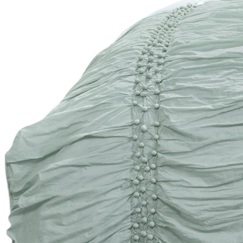 92" X 106" Blue Striped Cotton Quilt - Bed & Bath