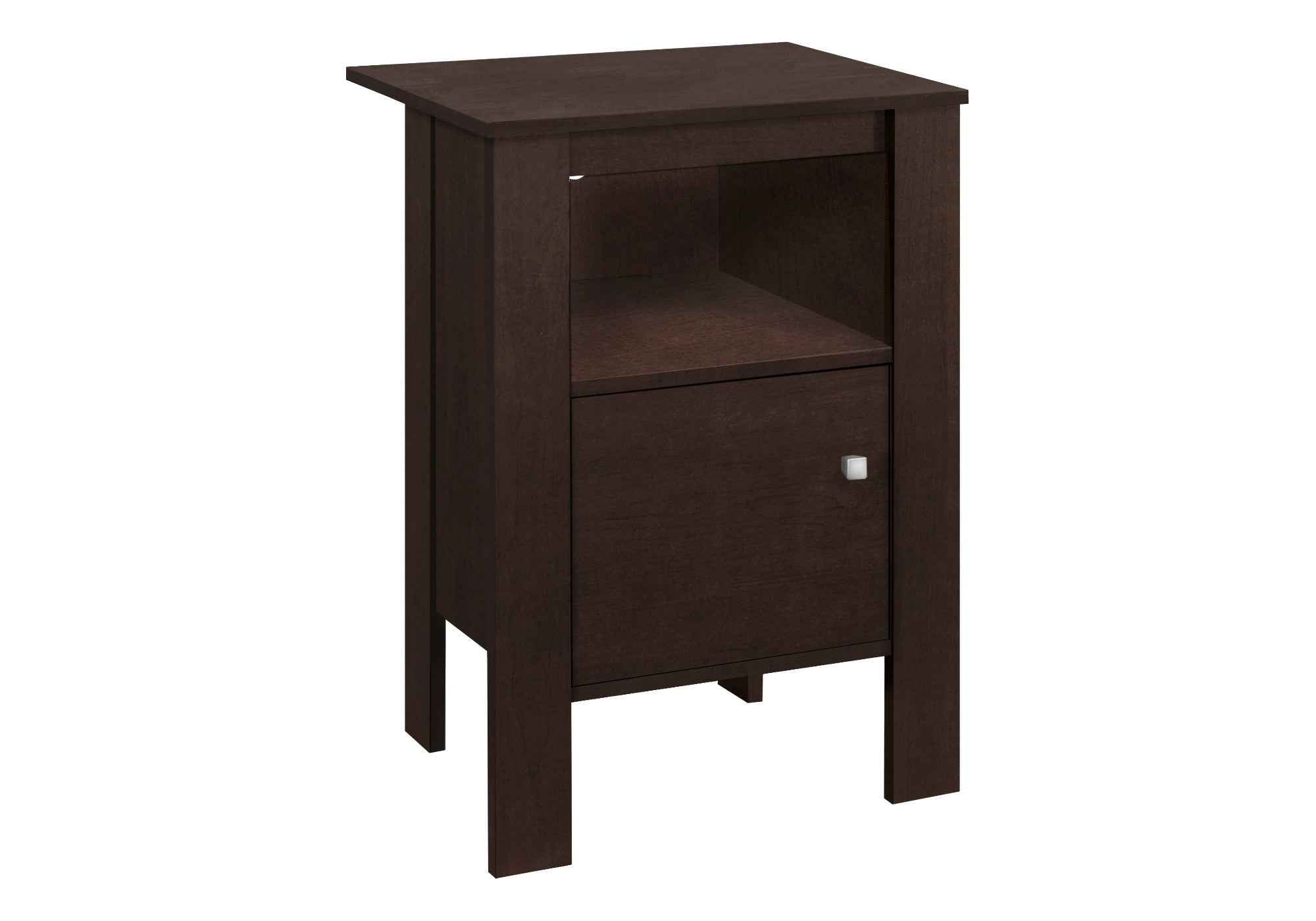 24" Espresso Wood Nightstand