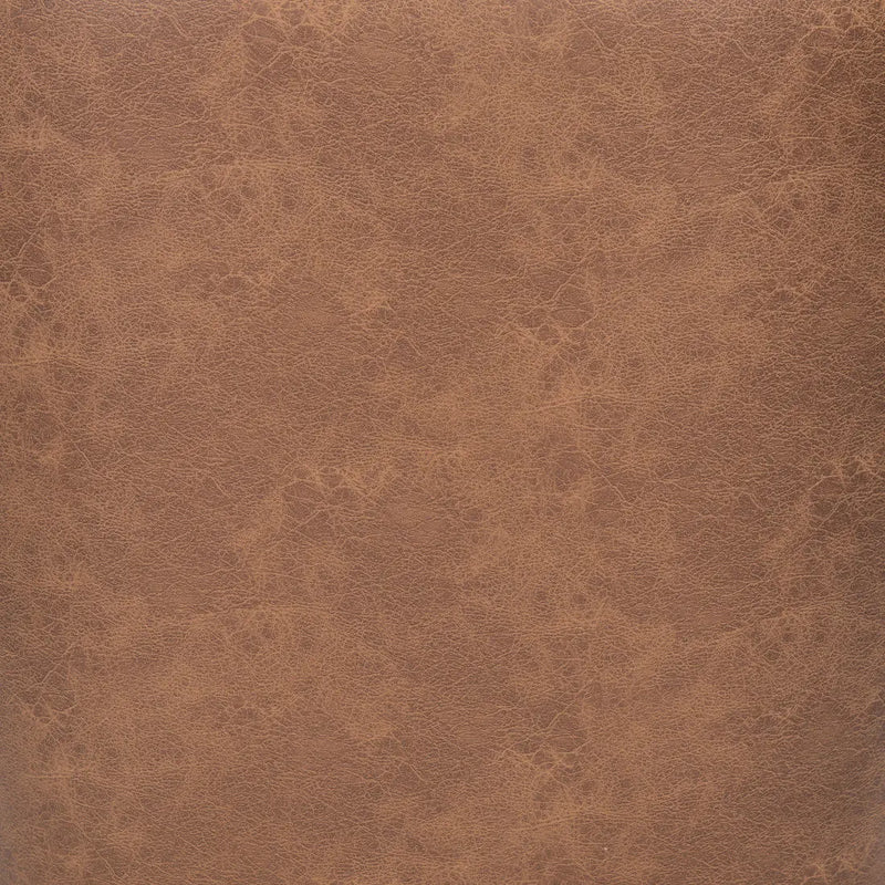 29" Brown And Black Faux Leather And Upholstered Tufted Chesterfield Chair Homeroots Living Room