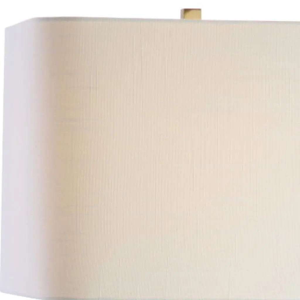 29" Gold Novelty Table Lamp LED With Shade Homeroots Lighting