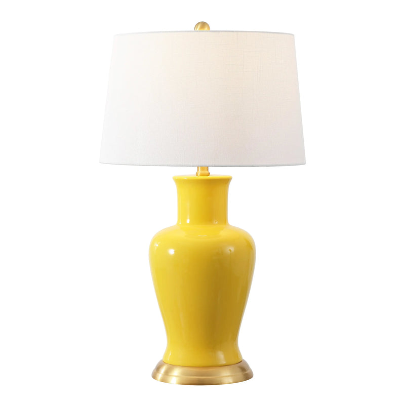 29" Gold Urn Bedside Lamp With Empire Shade Homeroots Lighting
