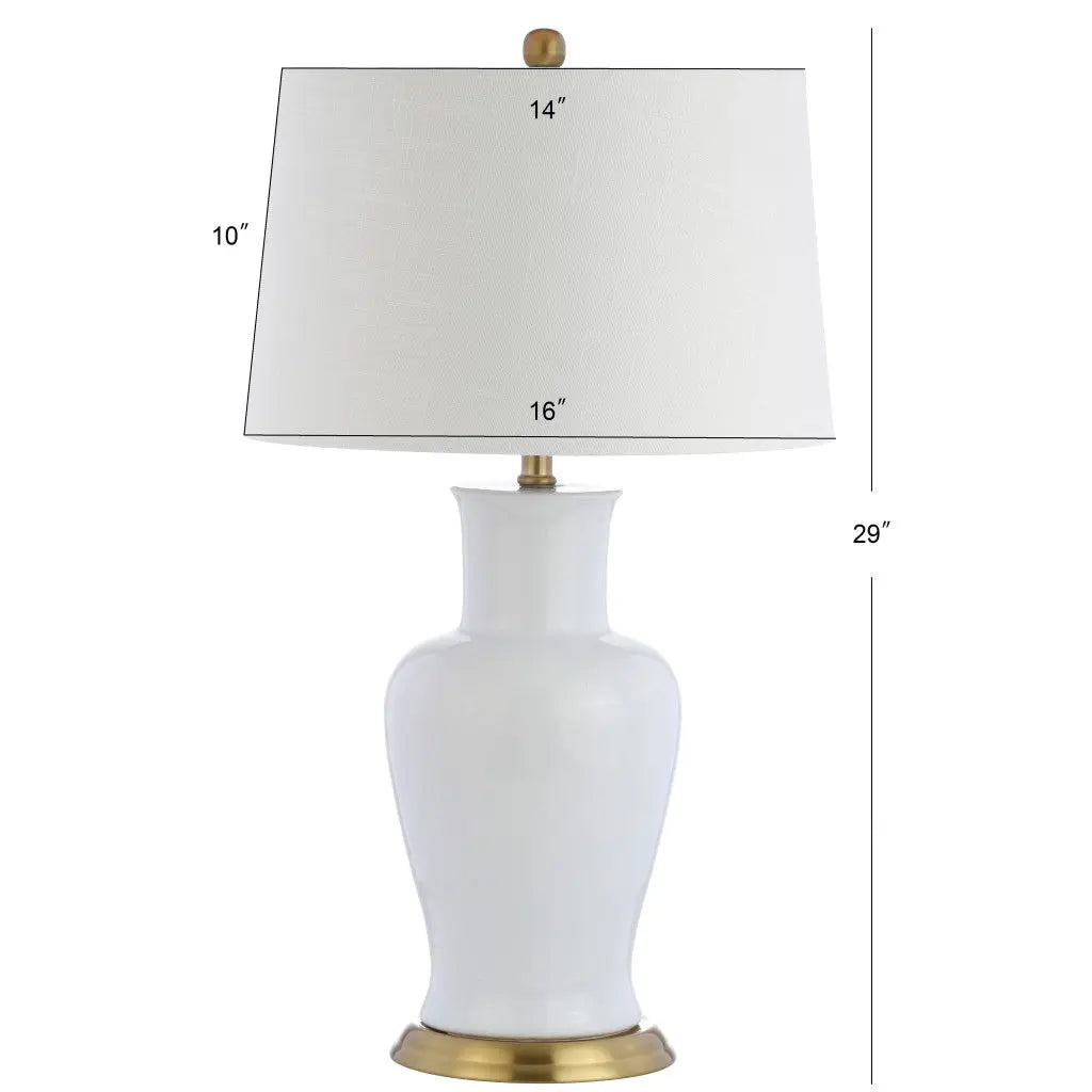 29" Gold Urn Table Lamp With Drum Shade Homeroots Lighting