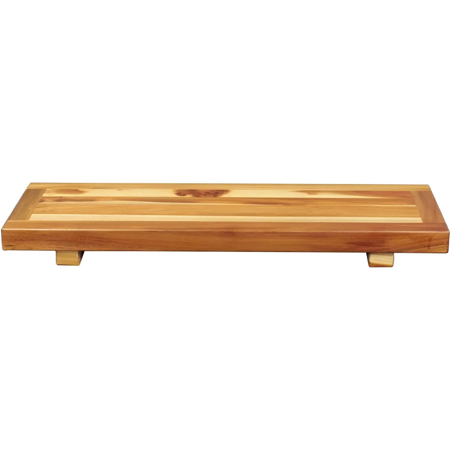 29" Natural Teak Wood Bath Tray And Seat Homeroots Bed & Bath