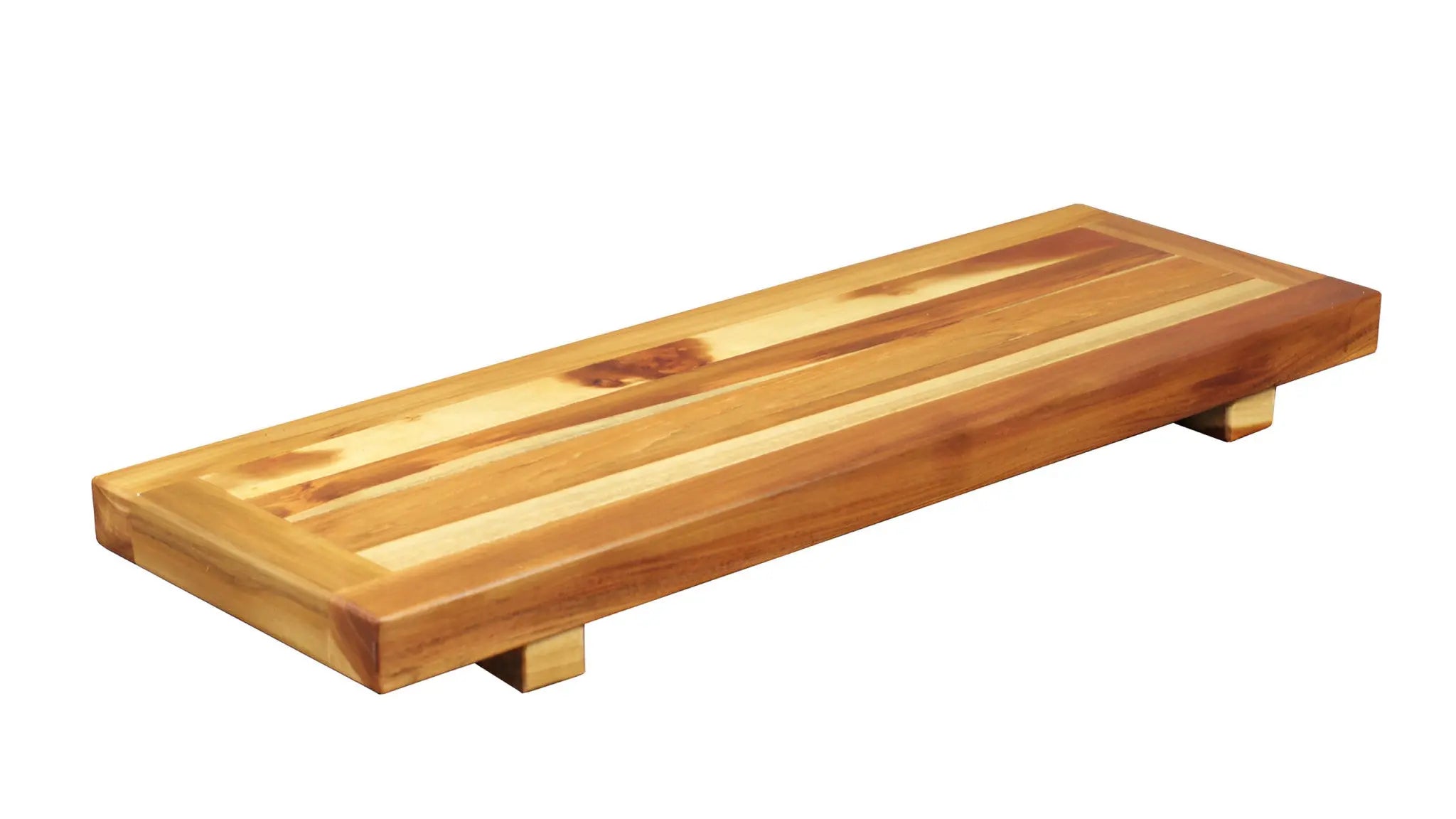 29" Natural Teak Wood Bath Tray And Seat Homeroots Bed & Bath